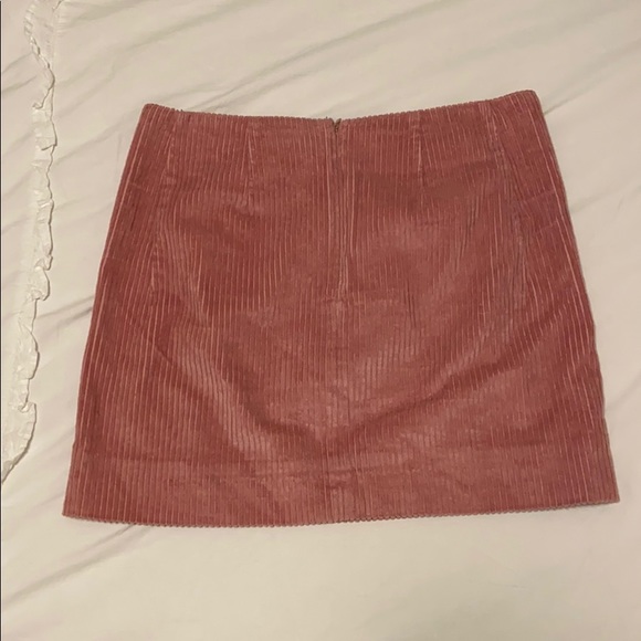 Pink cord skirt - Picture 3 of 3